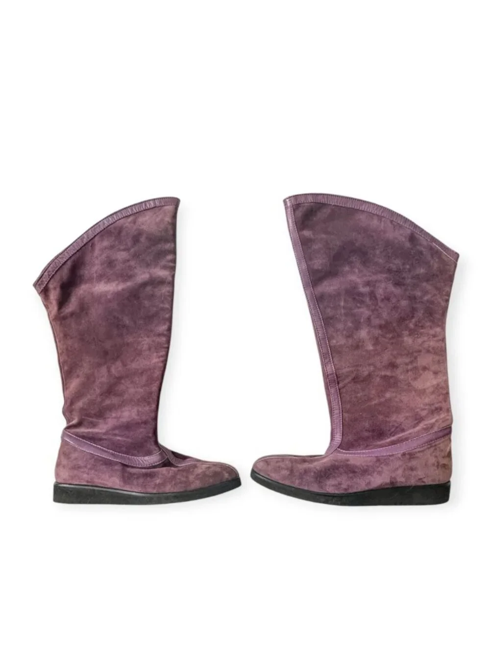 Vintage Rare Kansai by Giancolombo Purple Suede Boots